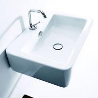 Kerasan Ego раковина 50х40 с 1 отверстием под смеситель, цвет белый