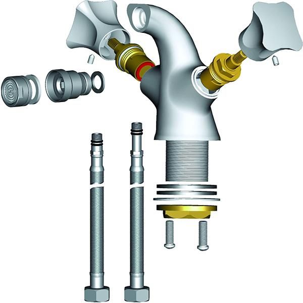 Смеситель для биде D&K Grimm Hessen DA1382201 Хром