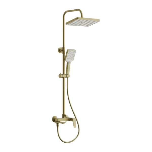 Душевая система BELZ B24715-5, брашированное золото