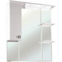Зеркало со шкафом Bellezza Джулия 85 L 4611214002016 с подсветкой L Белое