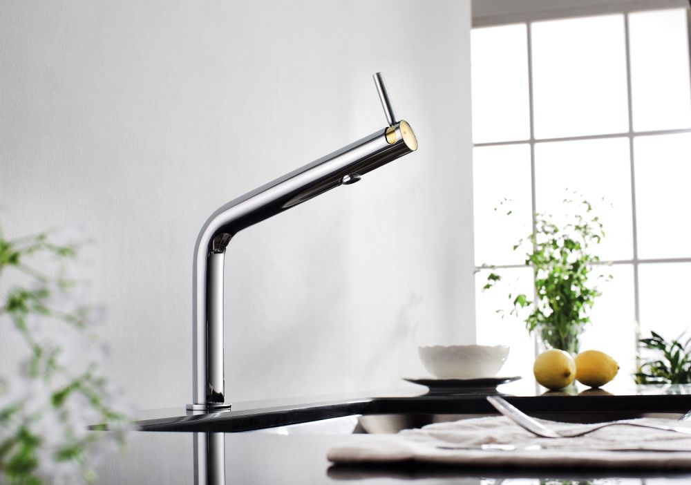 Смеситель для кухни Bravat Ozen F7354388CP-ENG, хром