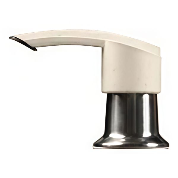 Дозатор для кухонной мойки GranFest 001 "Плоский", белый