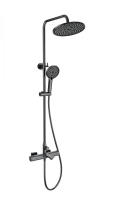 Душевая система с термостатом WONZON & WOGHAND SOLID, Темный графит (WW-C3011-A-BGG)