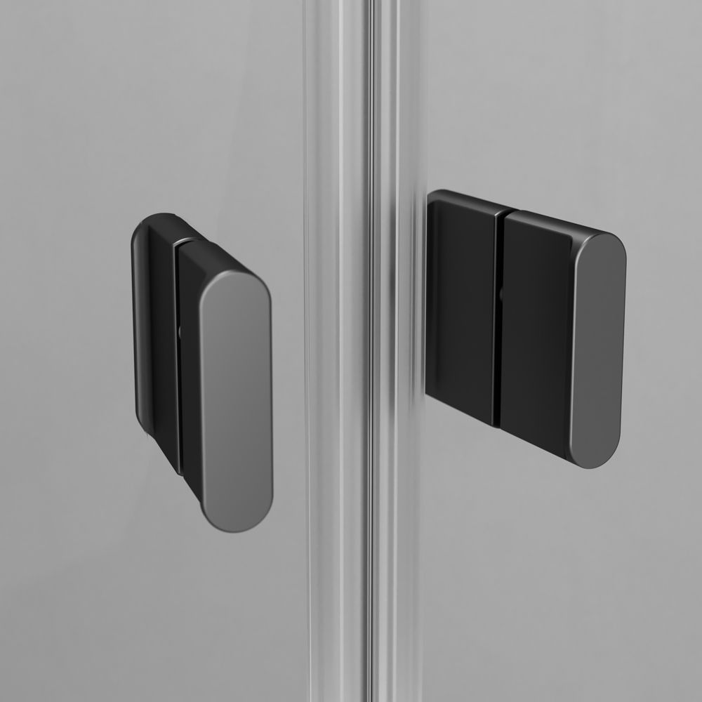 W88E-205-090BT64 X-Joy Twin Slide,  Душевое ограждение c поддоном, 90x90, профиль черный W88E-205-090BT64 X-Joy Twin Slide,  Душевое ограждение c поддоном, 90x90, профиль черный