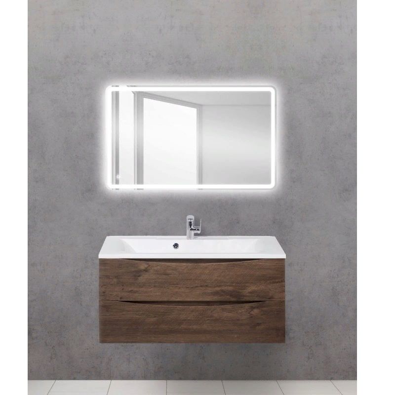 Зеркало BelBagno SPC-MAR 100 с кнопочным выключателем с подсветкой Зеркало BelBagno SPC-MAR 100 с кнопочным выключателем с подсветкой