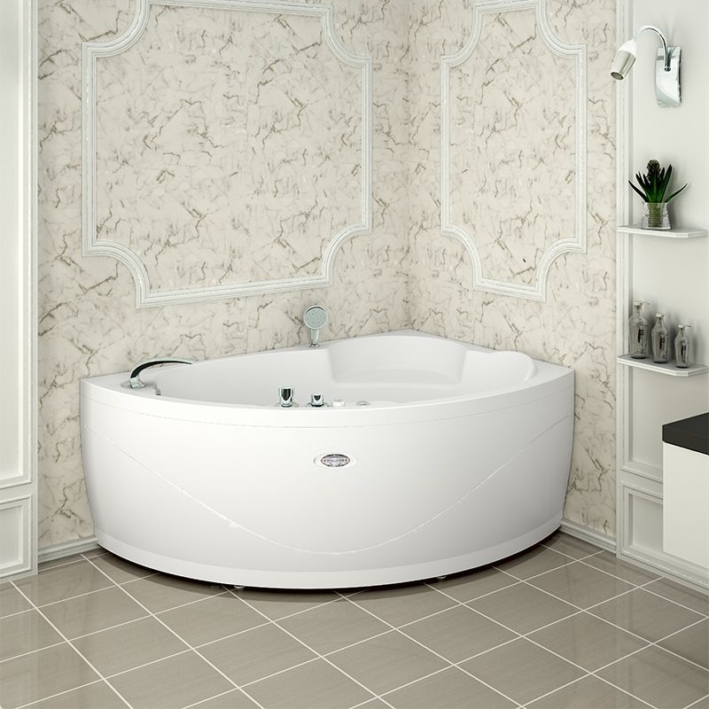 Акриловая ванна Radomir Wachter Алари 168x120 форсунки Белые L с гидромассажем