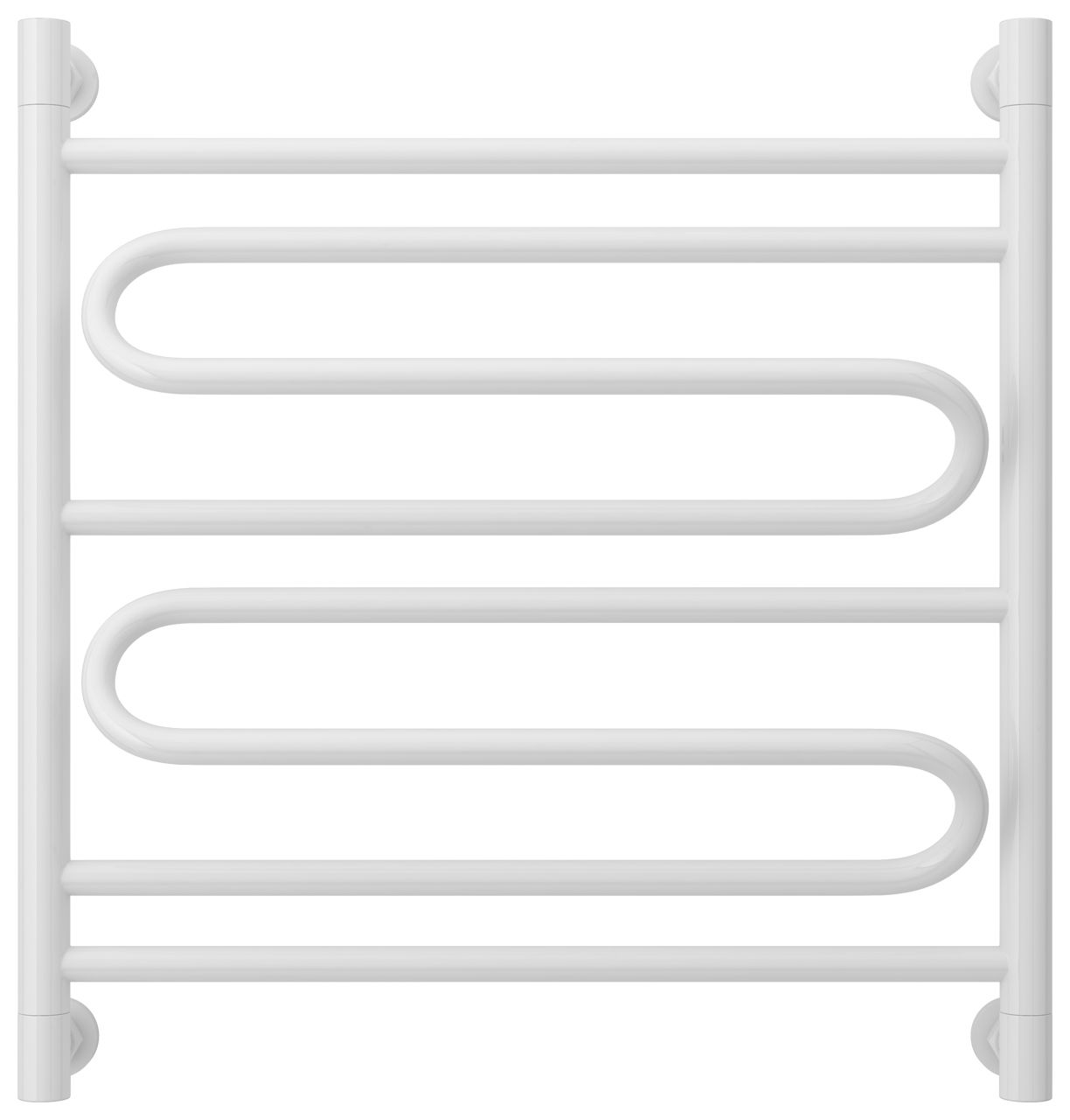 Полотенцесушитель водяной "ЭЛЕГИЯ+" 600х600 (БЕЛЫЙ)