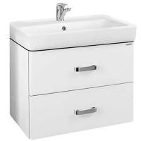 Тумба под раковину Акватон Америна 70 1A137601AM010 Белая глянцевая
