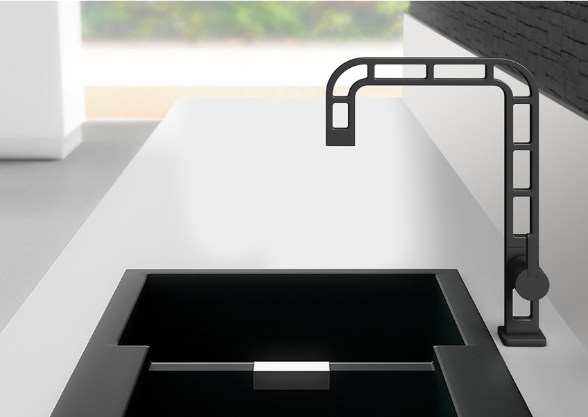 Смеситель для кухни Webert One-A ON921202560, черный, артикул ON921202560