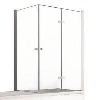 Шторка для ванны NEW TRENDY NEW SOLEO 100x70 см P-0029/P-0024 R (хром)