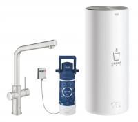Смеситель для кухни GROHE Red Duo, бойлер L-size, суперсталь, (30325DC1) Смеситель для кухни GROHE Red Duo, бойлер L-size, суперсталь, (30325DC1)