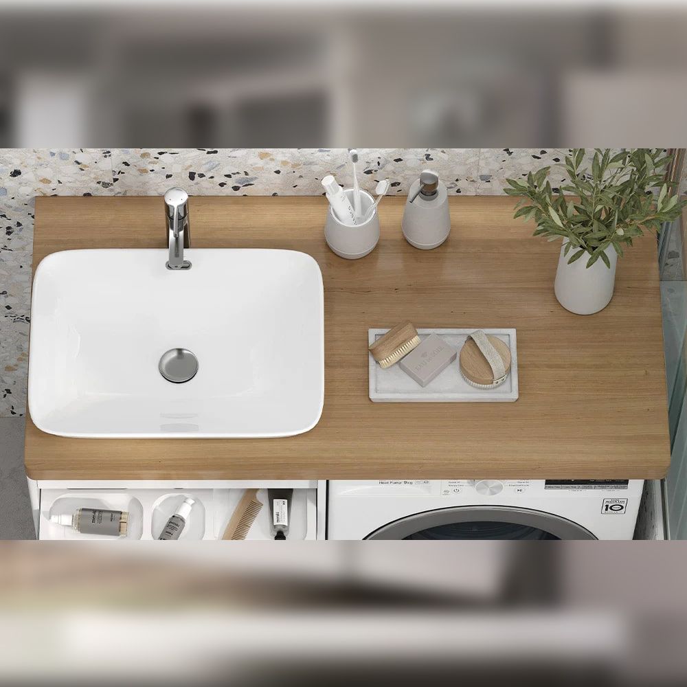 Столешница Velvex Klaufs 120 левая, дуб французский