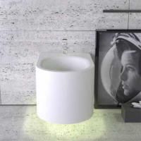 KNIEF Moon Биде подвесное   59х39х36 см, с подсветкой , с 1 отв под смеситель,  цвет белый матовый