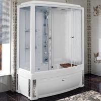 Душевой бокс Radomir Элис 1 168x85 R 1-04-1-2-4-0950 профиль Белый стекло прозрачное