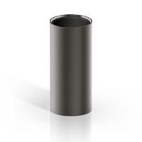 Стакан, Decor Walther, MIKADO, одинарный, ширина, мм-55, глубина, мм-55, высота, мм-125, настольный (свободностоящий), материал стакана-металл, цвет-Dark Metal Matt PVD