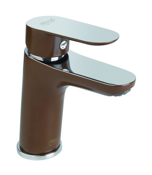 Смеситель для раковины Fiore KEVON CHIC 81MX8123, хром/коричневый