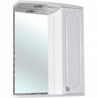 Зеркало со шкафом Bellezza Кантри 55 с подсветкой R Белое
