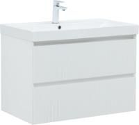 Тумба под раковину Aquanet Альтера 80 белый матовый Тумба под раковину Aquanet Альтера 80 белый матовый