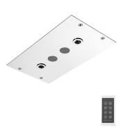 FIMA|Carlo Frattini Wellness Верхний модуль Modular 350х200 мм., встраиваемый в потолок, Bluetooth, LED подсветка-хромотерапия с 8 цветами, цвет хром