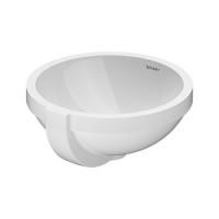DURAVIT ARCHITEC Раковина Ø325 мм., встраиваемая снизу, без отверстий для смесителя, с переливом, с креплением, цвет белый