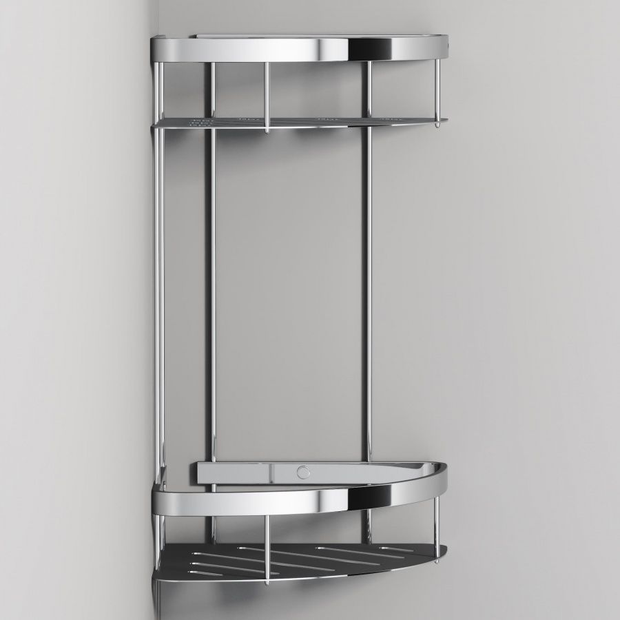 A7454200 Sense L Полка для душа угловая двухъярусная, хром A7454200 Sense L Полка для душа угловая двухъярусная, хром