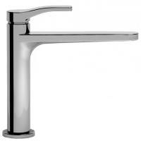 Fantini AL/23 Смеситель для раковины, 1 отв., без донного клапана, излив 170мм, цвет: хром