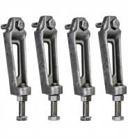 Комплект ножек к чугунным ваннам Delice, 4 шт