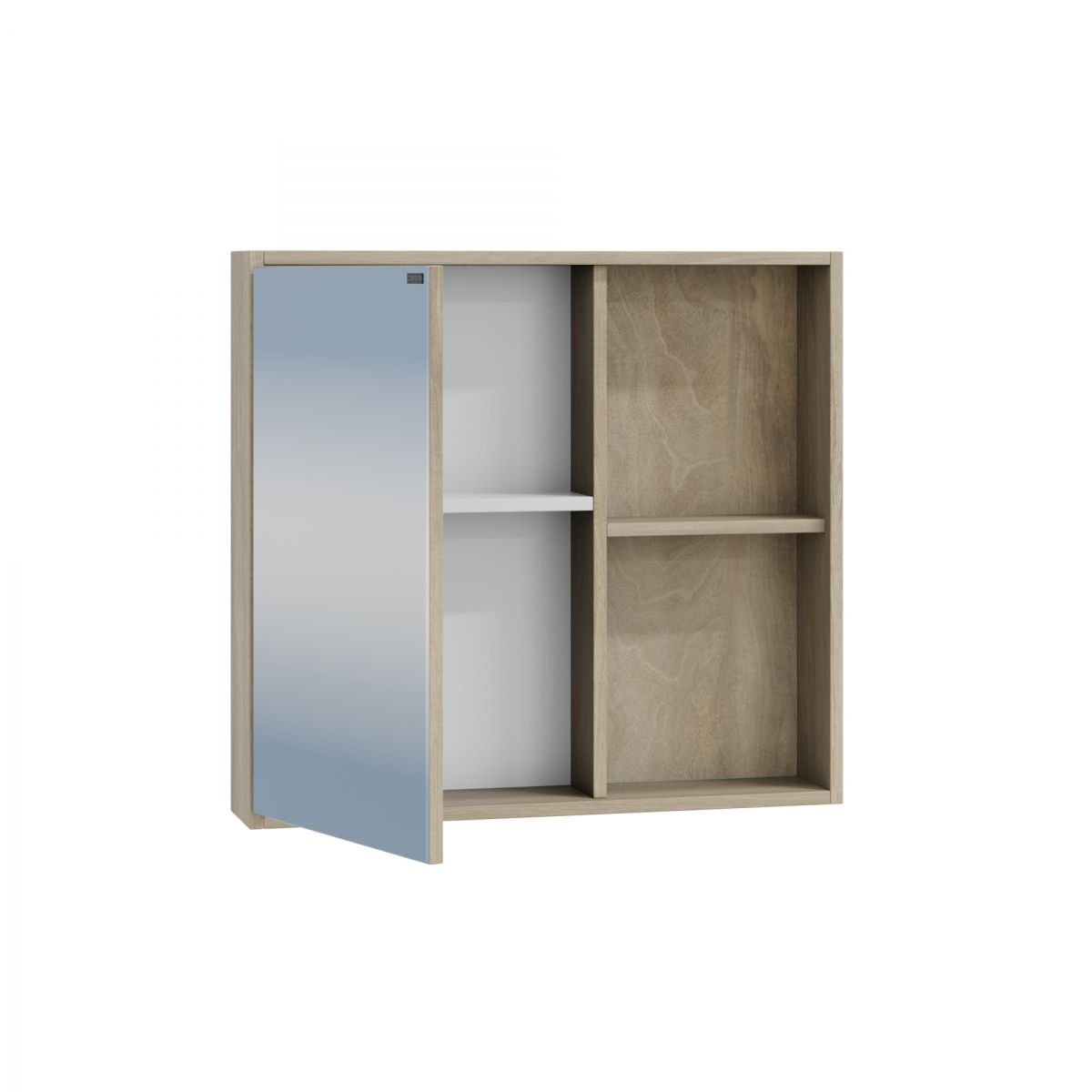 Зеркало "Прима 50" дуб светлый