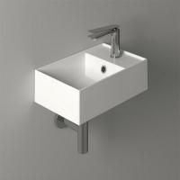 SIMAS AGILE Раковина подвесная 40х27 см, правая , с 1 отв под смеситель,цвет белый