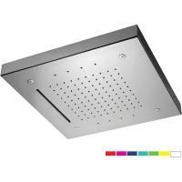 Daniel, потолочная лейка для душа (3х режимная) с 7 цветной светодиодной подсветкой, диаметр 500 мм, цвет хром