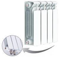 Биметаллический радиатор Rifar Base Ventil 350 4 секций R с нижним подключением
