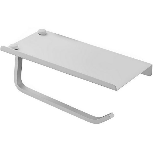 Держатель для туалетной бумаги с полочкой Haiba HB330-8, белый