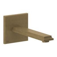 Gessi Eleganza Настенный излив на 1/2” для монтажа с удаленным управлением 46112+46106 (не входит в комплект), цвет: античная бронза