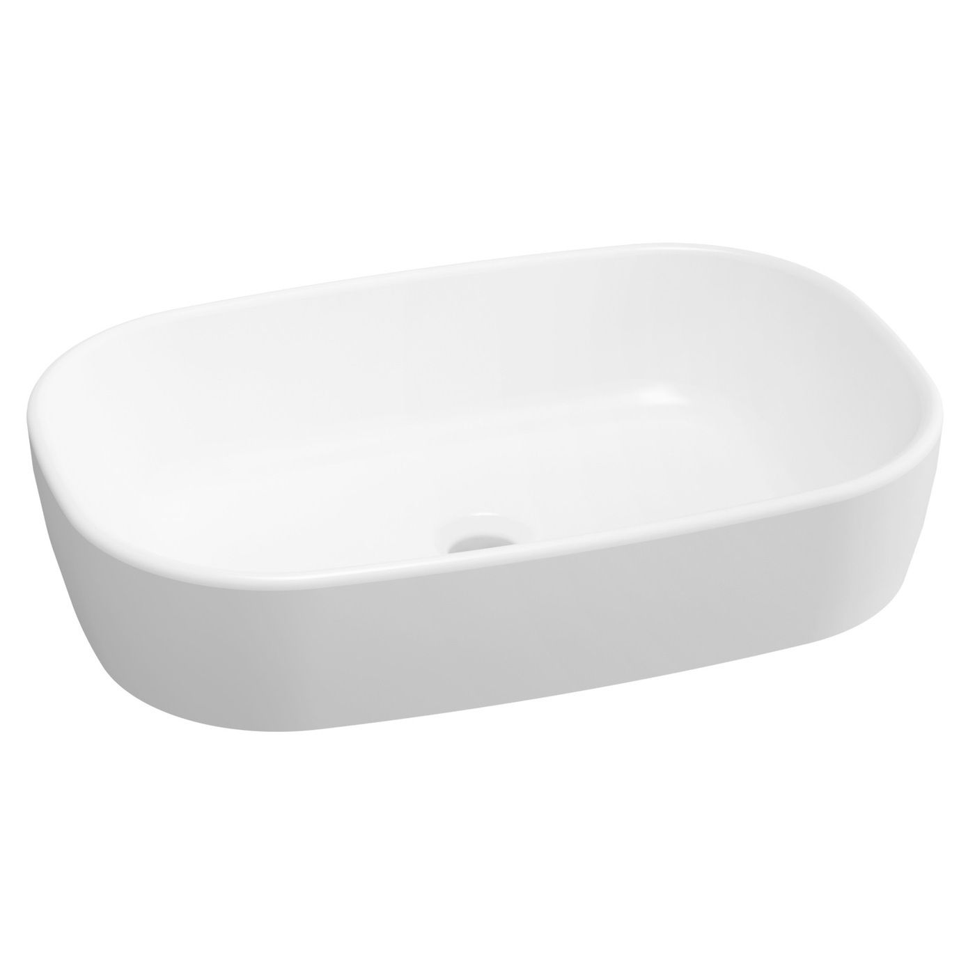 Комплект 3 в 1 Lavinia Boho Bathroom Sink 21510189, накладная фарфоровая раковина 54 см, смеситель с донным клапаном, латунный сифон