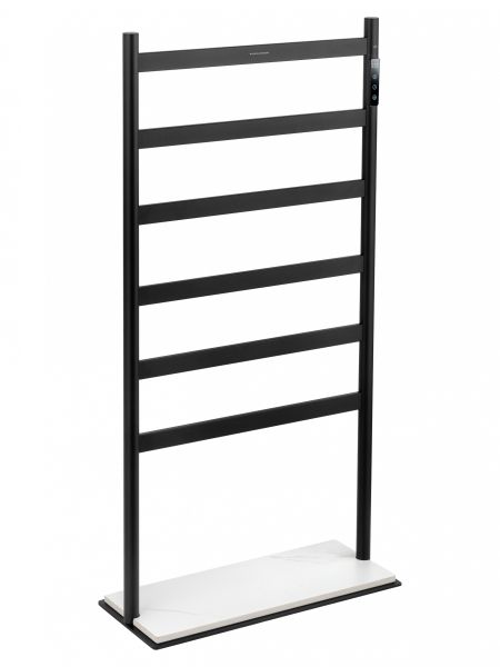 Полотенцесушитель электрический напольный WONZON & WOGHAND ESSEN, Черный матовый (WW-A406-MB)
