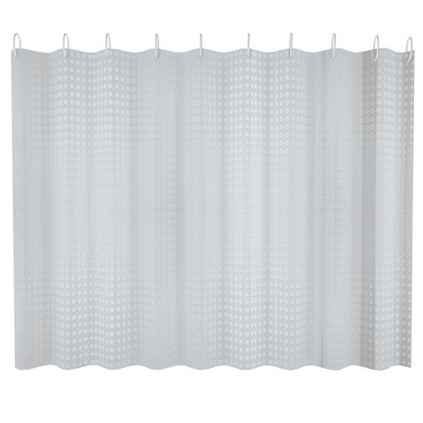 Штора для ванной FASHUN A8756, белый