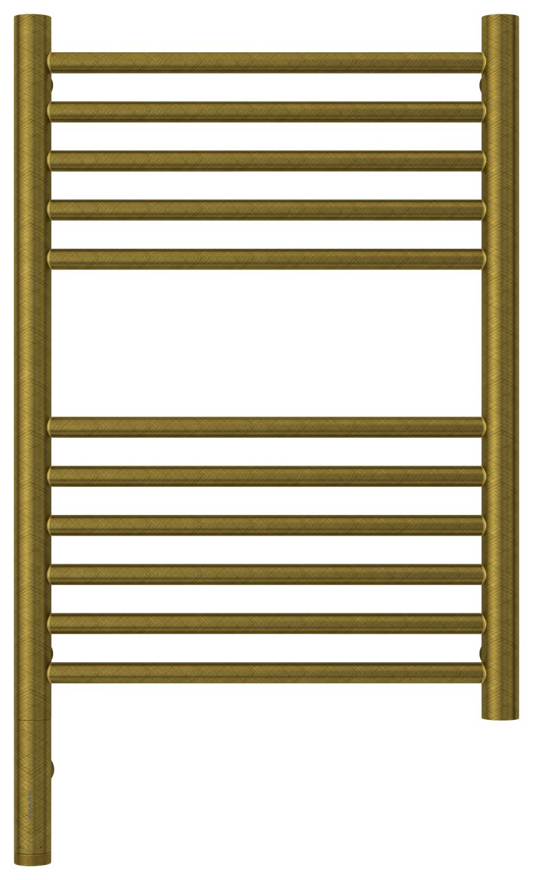 Полотенцесушитель электрический "БОГЕМА 3.0" прямая 600х400 / МЭМ левый (Состаренная бронза)