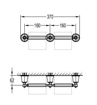 Держатель туалетной бумаги, двойной CEZARES LIBERTY CZR-F-8989A Держатель туалетной бумаги, двойной CEZARES LIBERTY CZR-F-8989A
