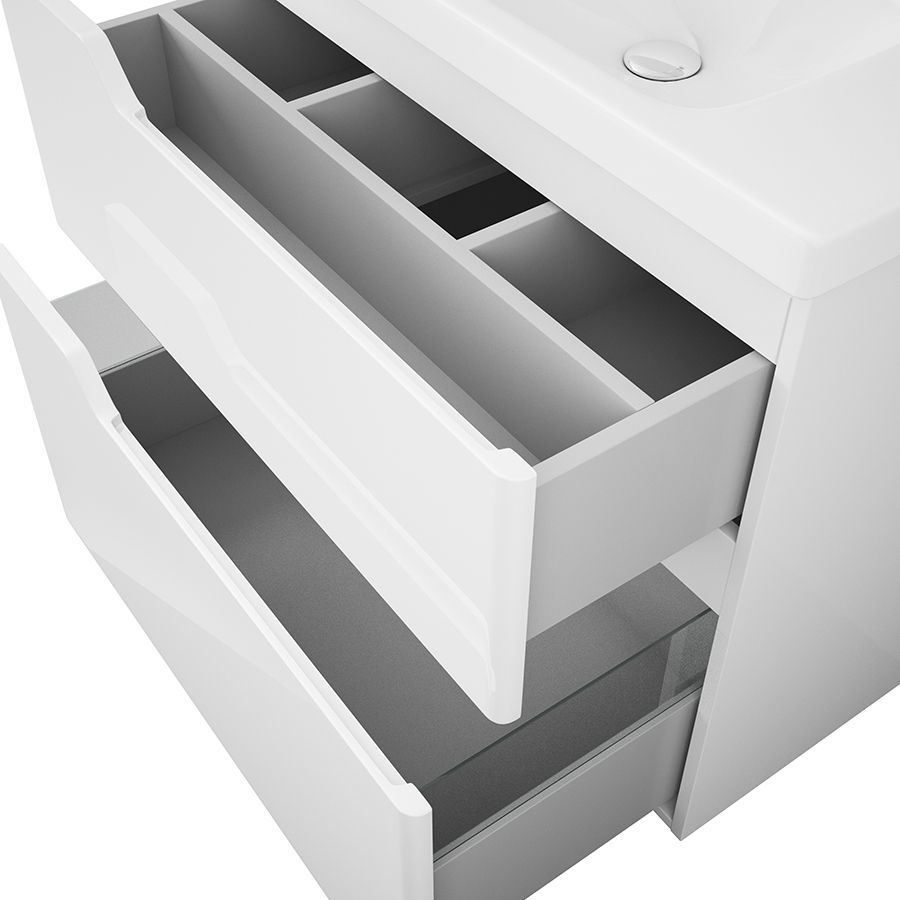 Тумба Hella stor 80, белый лак