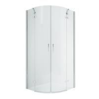 Душевое ограждение NEW TRENDY NEW MERANA 90x90x195 K-0331 (хром)