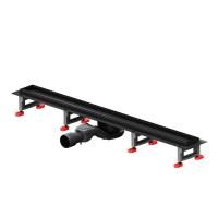 W01SC-U11-080-04BM MasterFlow Трап для душа линейный универс затвор Tile 80см цвет черн мат W01SC-U11-080-04BM MasterFlow Трап для душа линейный универс затвор Tile 80см цвет черн мат