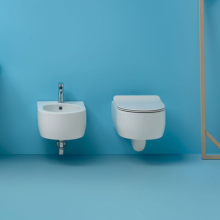 Kerasan Flo унитаз подвесной, цвет белый матовый