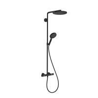 Душевая стойка, Hansgrohe, Raindance Select S, смеситель-есть, тип открывания воды-вентильный, тип регулирования воды-термостатический картридж, верхний душ-есть, форма верхнего душа-круглая, размер верхнего душа-240, держатель верхнего душа-есть, вынос,  Душевая стойка, Hansgrohe, Raindance Select S, смеситель-есть, тип открывания воды-вентильный, тип регулирования воды-термостатический картридж, верхний душ-есть, форма верхнего душа-круглая, размер верхнего душа-240, держатель верхнего душа-есть, вынос,