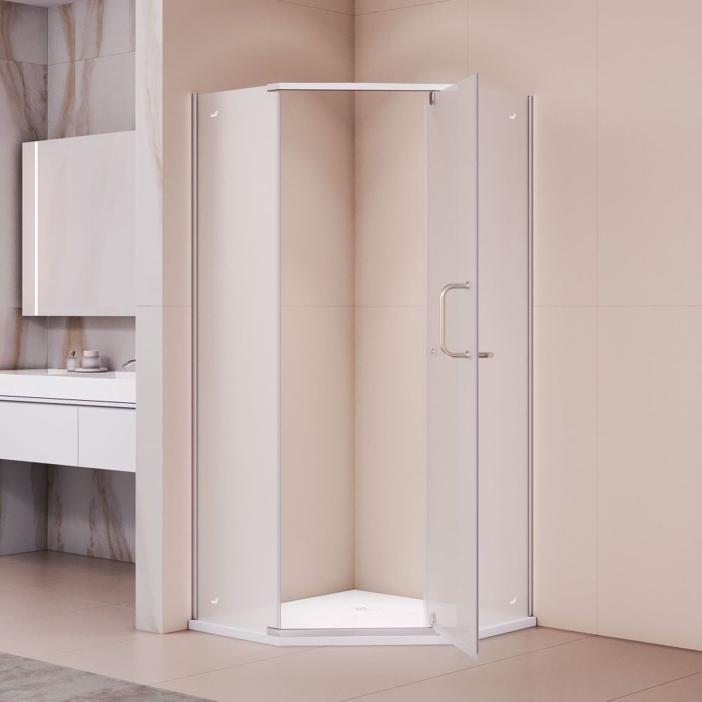 Душевой уголок RGW PA-081 (Матовое-Сатинат, 800x800)