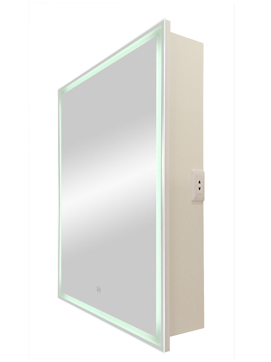 Зеркало-шкаф с подсветкой ART&MAX TECHNO AM-Tec-600-800-1D-L-DS-F, артикул AM-Tec-600-800-1D-L-DS-F