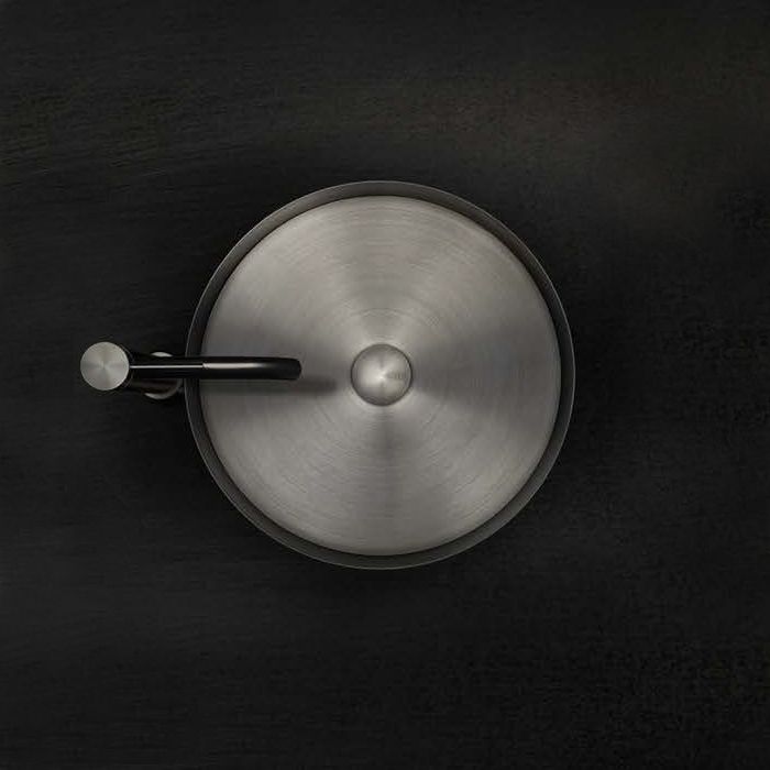 GESSI 316 Раковина Ø400 мм., для установки на столешницу, без перелива, нержавеющая сталь, цвет Steel brushed GESSI 316 Раковина Ø400 мм., для установки на столешницу, без перелива, нержавеющая сталь, цвет Steel brushed