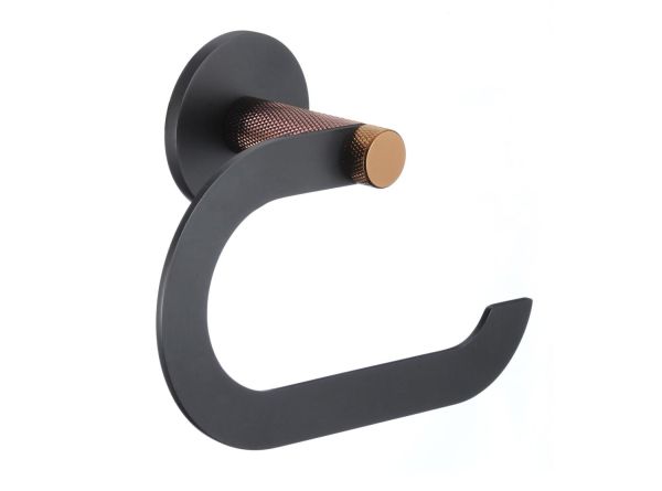 Держатель для туалетной бумаги Savol S-002152HD, черный/бронза