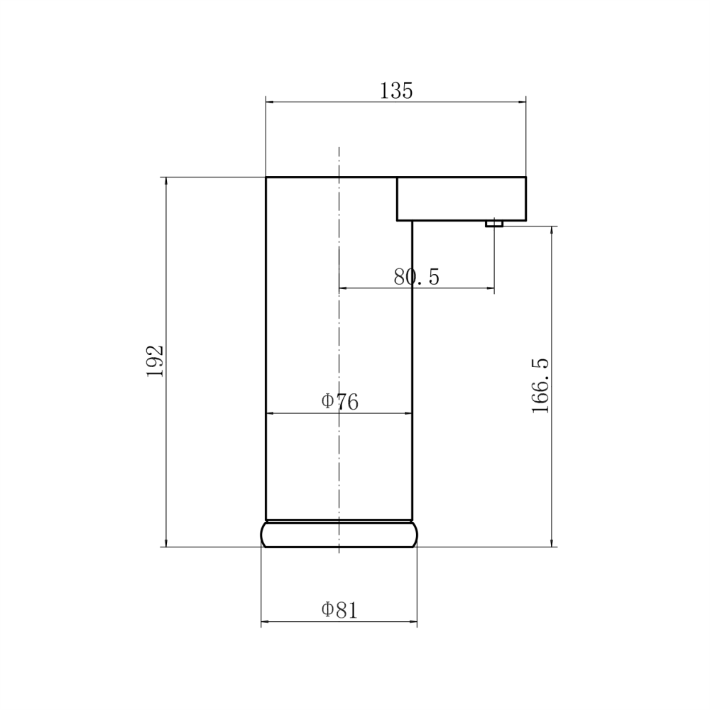 Дозатор жидкого мыла (пены) электронный FASHUN A411-7, черный