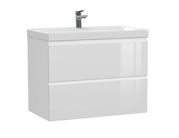Тумба подвесная Cersanit MODUO 80 белый под раковину S-UM-MOD80/1 (MODUO 80) (64141)