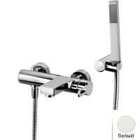 Смеситель для ванны Paffoni Ringo RIN023BO белый матовый